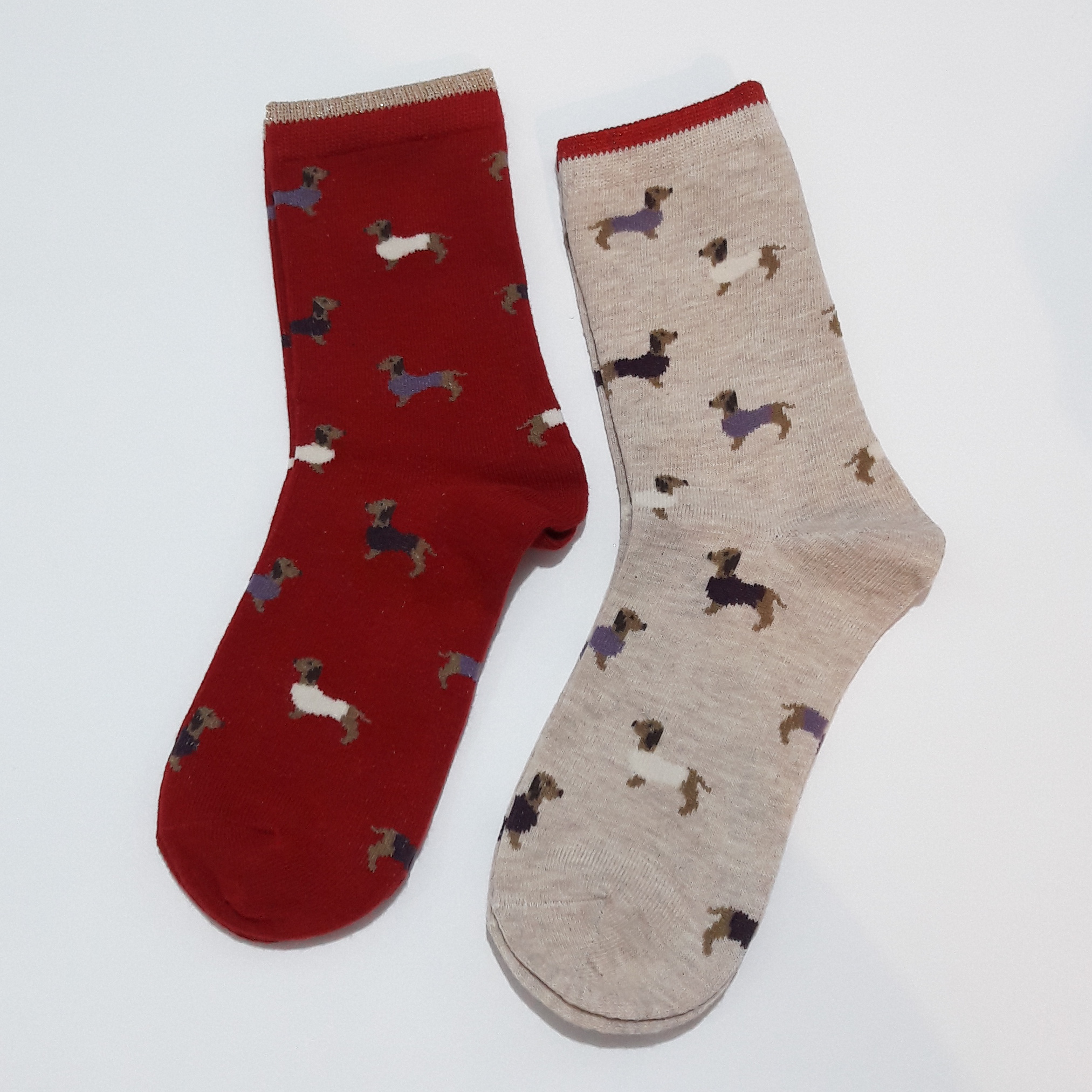 Ponožky  Jazvečík Vianoce