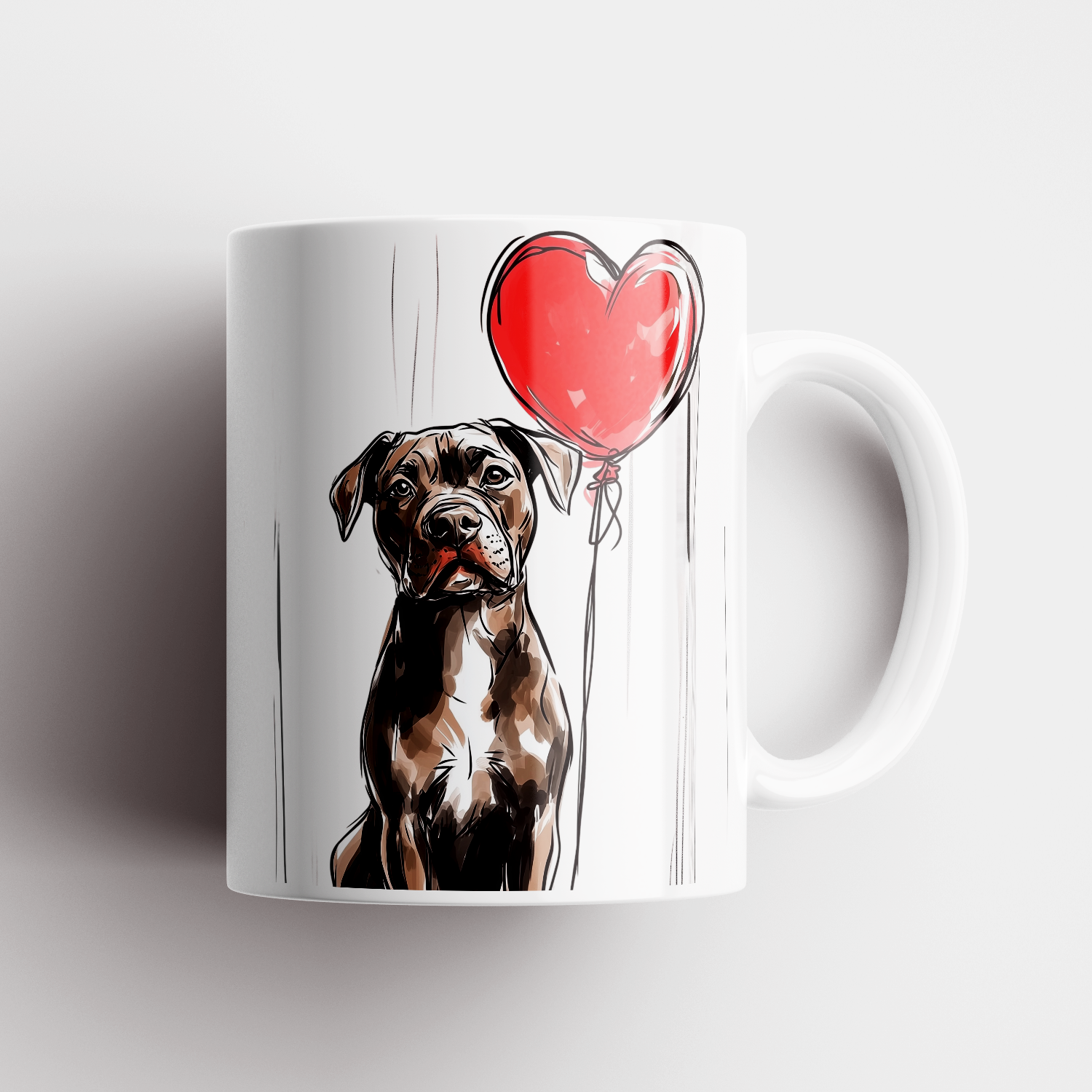 Valentínsky hrnček pitbulteriér 2