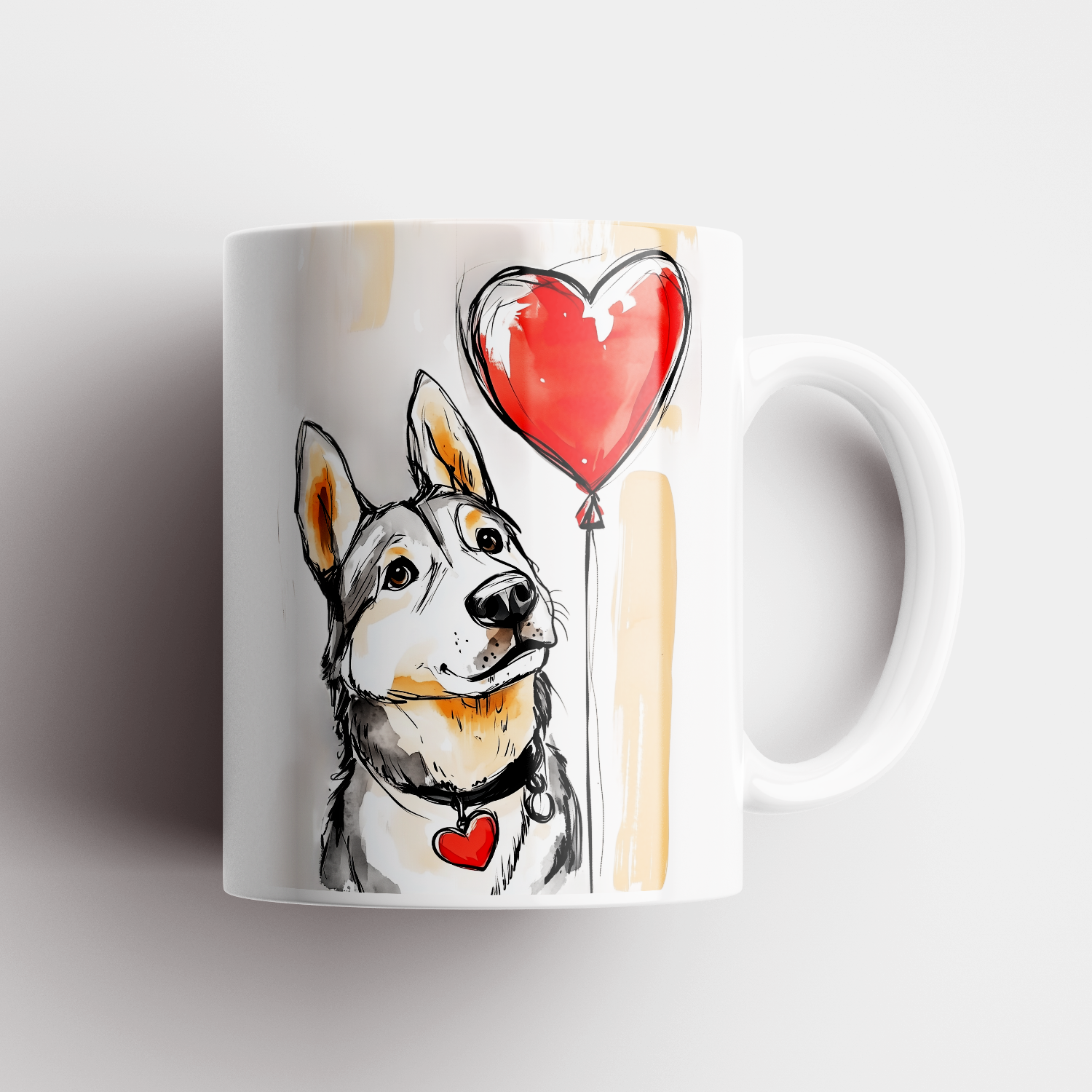 Valentínsky hrnček Sibírsky husky