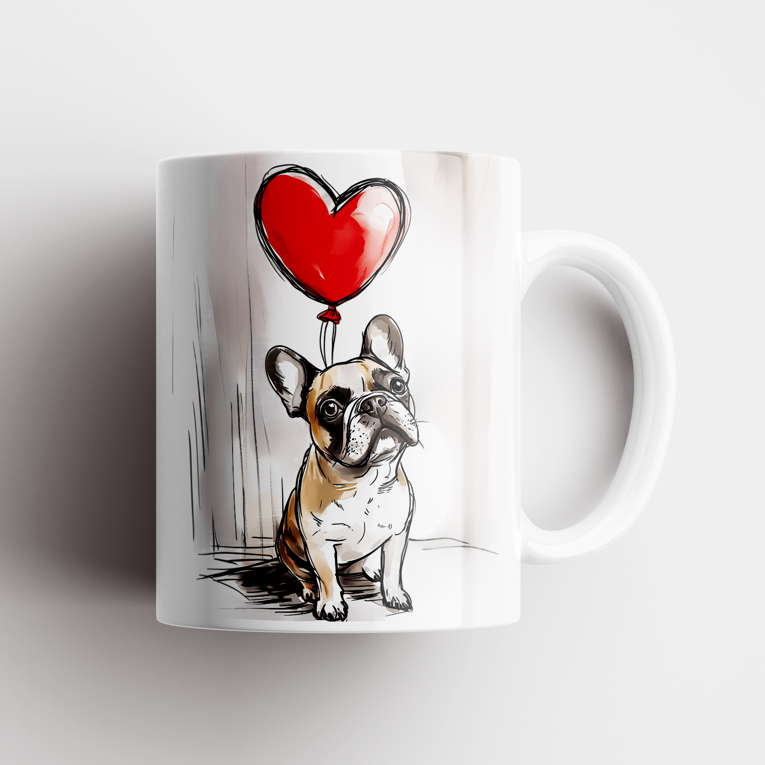 Valentínsky hrnček Francúzsky buldoček 2
