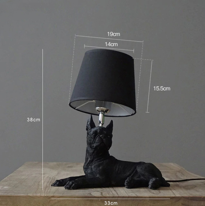 Stolová lampa Bostonský teriér Ragnar