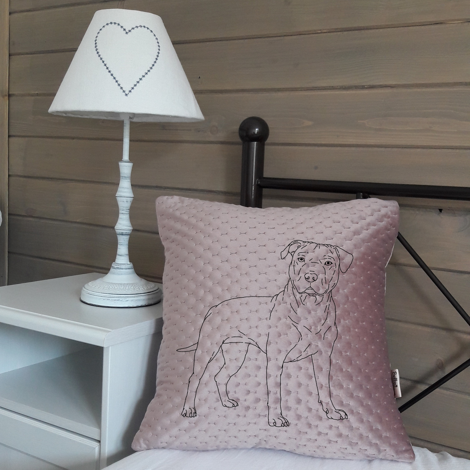 Zamatová obliečka na vankúš Staford