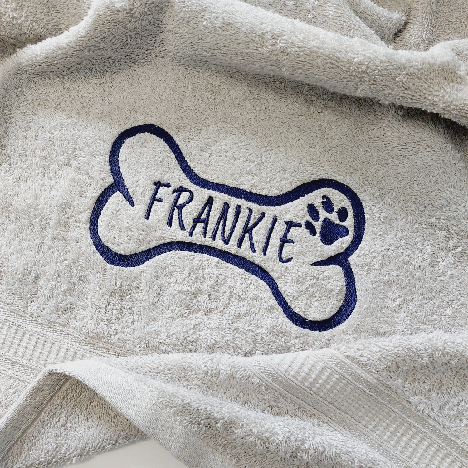 Uterák pre psa s menom - kosť 